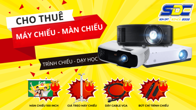 Cho thuê máy chiếu dạy học, trình chiếu uy tín, giá rẻ Hải Phòng