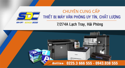 Chuyên thiết bị máy văn phòng chính hãng, uy tín số 1 Hải Phòng