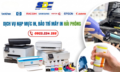 Dịch Vụ Nạp Mực In, Bảo Trì Máy In Hải Phòng