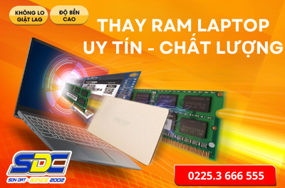 Chuyên thay thế, nâng cấp ram laptop lấy ngay, uy tín Hải Phòng