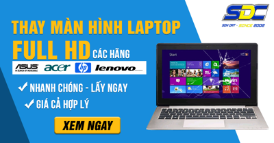 Dịch vụ thay màn hình laptop uy tín, giá rẻ hàng đầu tại Hải Phòng