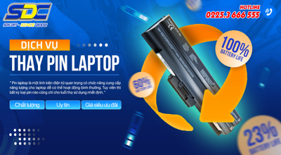 Thay pin laptop LẤY NGAY - GIÁ RẺ hàng đầu tại Hải Phòng