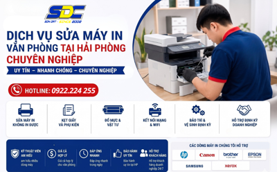 Dịch Vụ Sửa Máy In Văn Phòng Tại Hải Phòng Chuyên Nghiệp
