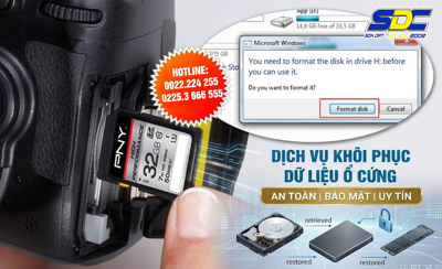 Dịch Vụ Khôi Phục Dữ Liệu Ổ Cứng – An Toàn, Bảo Mật, Uy Tín 