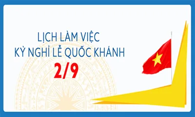 SƠN ĐẠT., JSC trân trọng thông báo lịch làm việc kỳ nghỉ lễ Quốc khánh 2/9
