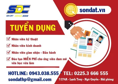 Sơn Đạt.,JSC thông báo tuyển dụng các vị trí 2023