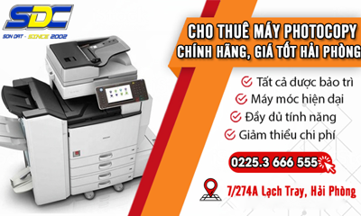 Báo giá dịch vụ cho thuê máy photocopy chi tiết, uy tín tại Hải Phòng