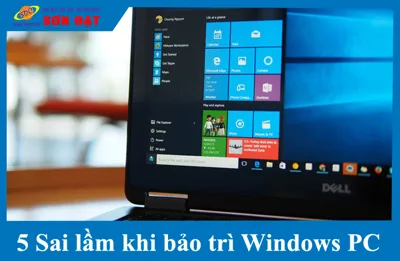 5 sai lầm khi bảo trì PC Windows có thể làm hỏng máy tính