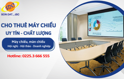 Sơn Đạt.,JSC cho thuê máy chiếu văn phòng, dạy học tốt, giá rẻ Hải Phòng
