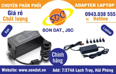 Chuyên phân phối sạc laptop chính hãng, giá rẻ tại Sơn Đạt.,JSC