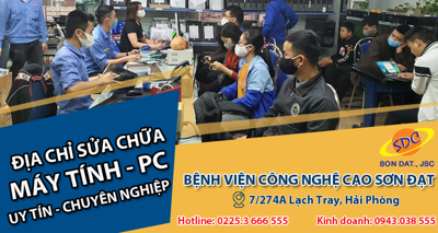 Địa chỉ sửa chữa máy tính, PC uy tín, chuyên nghiệp hàng đầu hiện nay