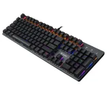 Keyboard PC Rapoo V500SE  Rainbow Gaming blue Switch (Phím cơ, có dây Đen)