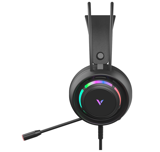 Heardphone Rapoo Gaming VH360 Black, chụp đầu đèn led RGB 7.1, Chụp đầu, Jack USB
