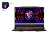 Laptop MSI GF63 12UCX 841VN BLACK Core i5-12450H; 8GB; 512GB SSD; RTX 2050/4GB; 15.6" FHD 144Hz; Win11; Black