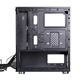 Case  XTECH G350 đen- kèm 2 fan và dây led