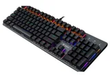 Bàn phím cơ có dây Rapoo V500SE Rainbow Gaming blue Switch (Đen)