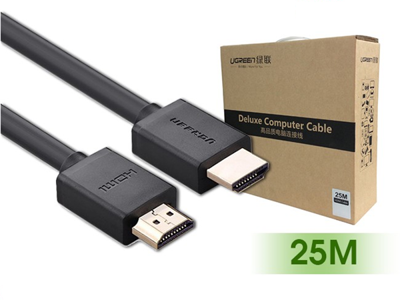 Cáp HDMI dài 25M cao cấp hỗ trợ Ethernet + 4k 2k HDMI chính hãng Ugreen UG-10113