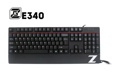 Bàn phím có dây Zic E340 / PS2