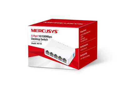 Switch 5 Port Mercusys