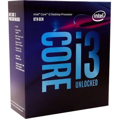 CPU Intel® Core™ i3-8100 3.6Ghz / 6MB / 4 Cores, 4 Threads / Socket 1151 v2 (Coffee Lake )