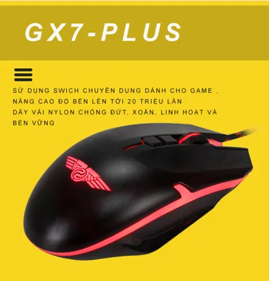 Chuột Game Newmen GX7-Plus Led RGB