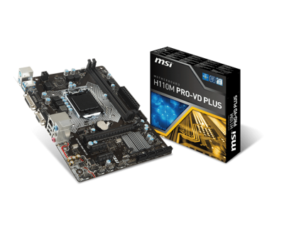 Mainboard MSI H110M PRO-VD Plus/ SK 1151 DDR4 có DVI chưa Vat
