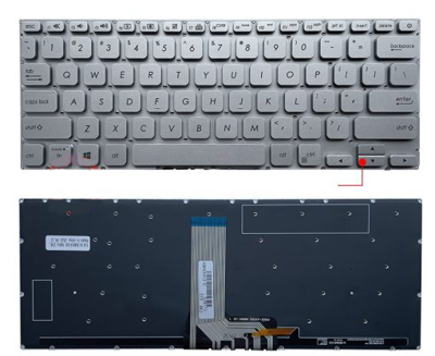 Keyboard  Asus  A412D bạc