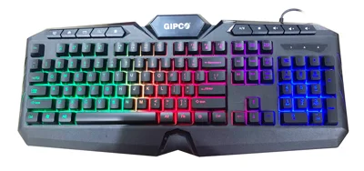 Keyboard giả cơ Gipco K9800 có LED, 104 Phím