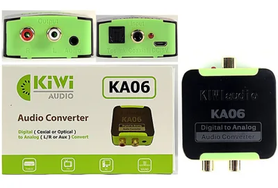 Bộ chuyển Quang to AV , có cổng 3.5 Kiwi KA06
