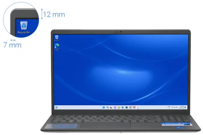 Notebook Dell Inspiron 15 3520 - Black - 15.6 FHD WVA; i5-1235U; 8GB;  512GB SSD NVMe; WF5 + BT5.0; Polyc; Win11H+ OfficeHS21; 1Y IH (N3520-I5U085W11BLU)