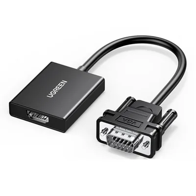 Cable chuyển đổi  VGA to HDMI Ugreen 50945