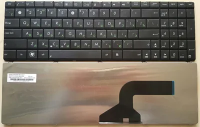 Keyboard Asus X52 X53 K52 A52 K53 K72 K73 G51 N50 G60 G72 G73 UL50 X64 X66 X72 U50 N60 N61 N73 A53 A73 X73SD X55C cáp cong đen