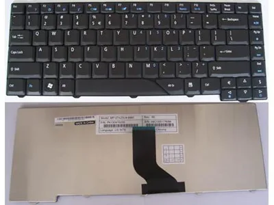 Keyboard Acer Aspire 4710 4220 4310 4315 4320 4500 4520 4720 4920 4937 5310 5315 5320 5510 5520 5520 4730 4930 E510Đen