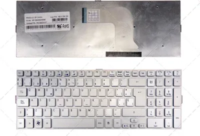 Keyboard Acer Aspire 5943 5943G 8943 8943G Màu Bạc