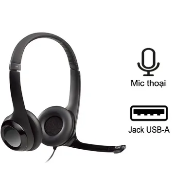 Headphone Logitech H390