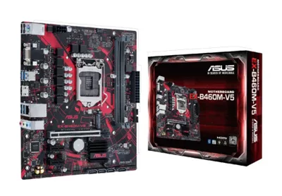 Main Asus EX-B560M-V5 : Intel B560 SK1200/2xDDR4 2133/1*PCI-e x 16+2*PCI-e/4xSATA 6Gb/s/M.2 /LAN1000/D-sub, HDMI