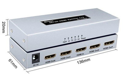 Bộ chia HDMI 1 ra 4  MC