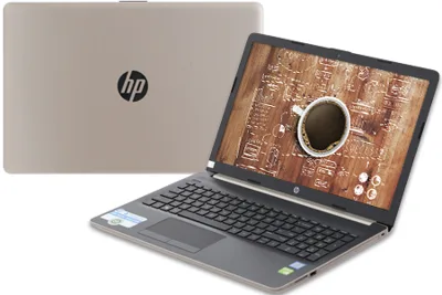 Notebook HP 15 da1033TX i7 8565U 4GB 1TB 2GB MX130 15.6"F Win10 (5NK26PA) Vàng