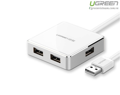 Bộ chia USB 2.0 ra 4 cổng dài 20cm chính hãng Ugreen 20803 