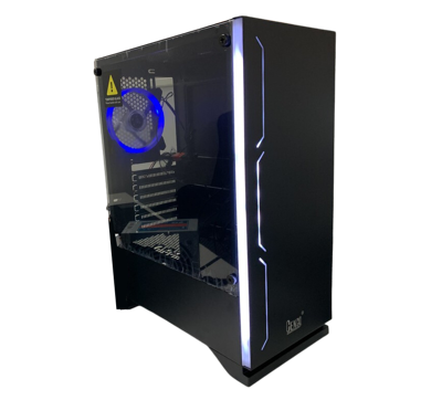case Cenco Game 8309, RGB Strips, 1 Mặt kính cường lực, Form ATX, 378*190*447mm