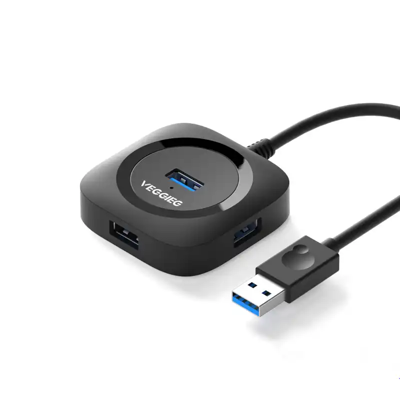 Bộ chia USB 2.0 4 Port HUB 1m, Veggieg VU2406
