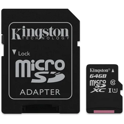 Thẻ nhớ Micro SD Kingston 64Gb Class 10 80MB/s