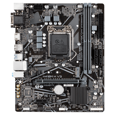 Mainboard  Gigabyte H410M-H-V3 : Intel H510 SK1200/2xDDR4/1*PCI-e x 16+2*PCI-e/M.2/LAN1000/D-sub, HDMI: