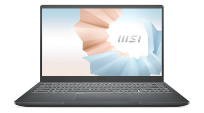 Notebook MSI Modern 14 B5M, R5 5500U, 8GB DDR4, 512GB NVMe PCIe Gen3x4 SSD, AMD Radeon Graphics, 14" FHD IPS, 3C 39Wh, ax+BT, W10H, Xám (Carbon Gray)