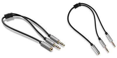 Cable Audio 3,5mm âm ra 2 đầu 3,5mm 1 Mic 1 loa chính hãng Ugreen UG-20899