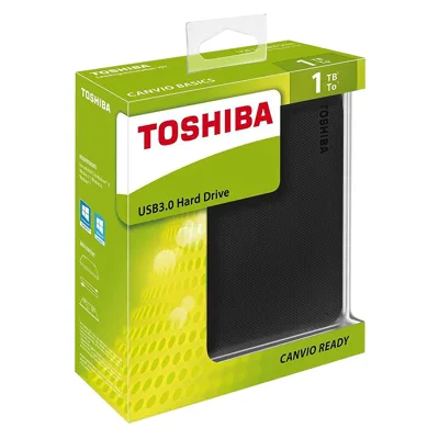 HDD Box 2.5" 1TB Toshiba USB 3.0 Canvio ready