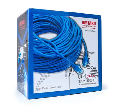 Cuộn Cáp mạng AM Tako Cat6 (cuộn 305m)