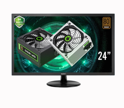 Monitor 24-inch GLOWAY GW24, 24" 75Hz, VGA, HDMI