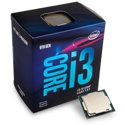 CPU Intel® Core™ i3-9100F Processor (6M Cache, up to 4.20 GHz) 