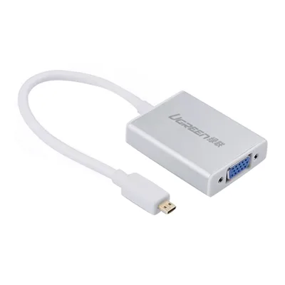 Cáp chuyển đổi Micro HDMI sang VGA và Audio Cao cấp Ugreen UG-40222 Chính hãng